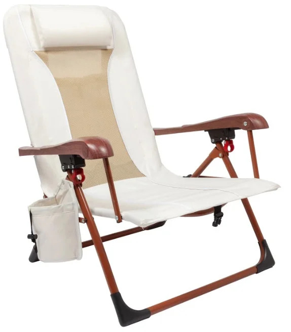 Ozark Trail Low Profile Reclining Glamping Chair, Vanilla Dream | Walmart (US)
