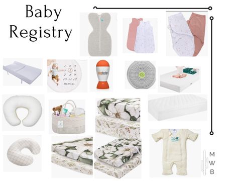 Baby registry must haves: baby swaddles, sleep swaddles for baby, sound machines, baby shusher, green pack n play/ changing table/ crib sheet covers, crib mattress, changing table must haves, super caddy, and boppy pillow with cover.

#LTKbaby #LTKbump #LTKsalealert