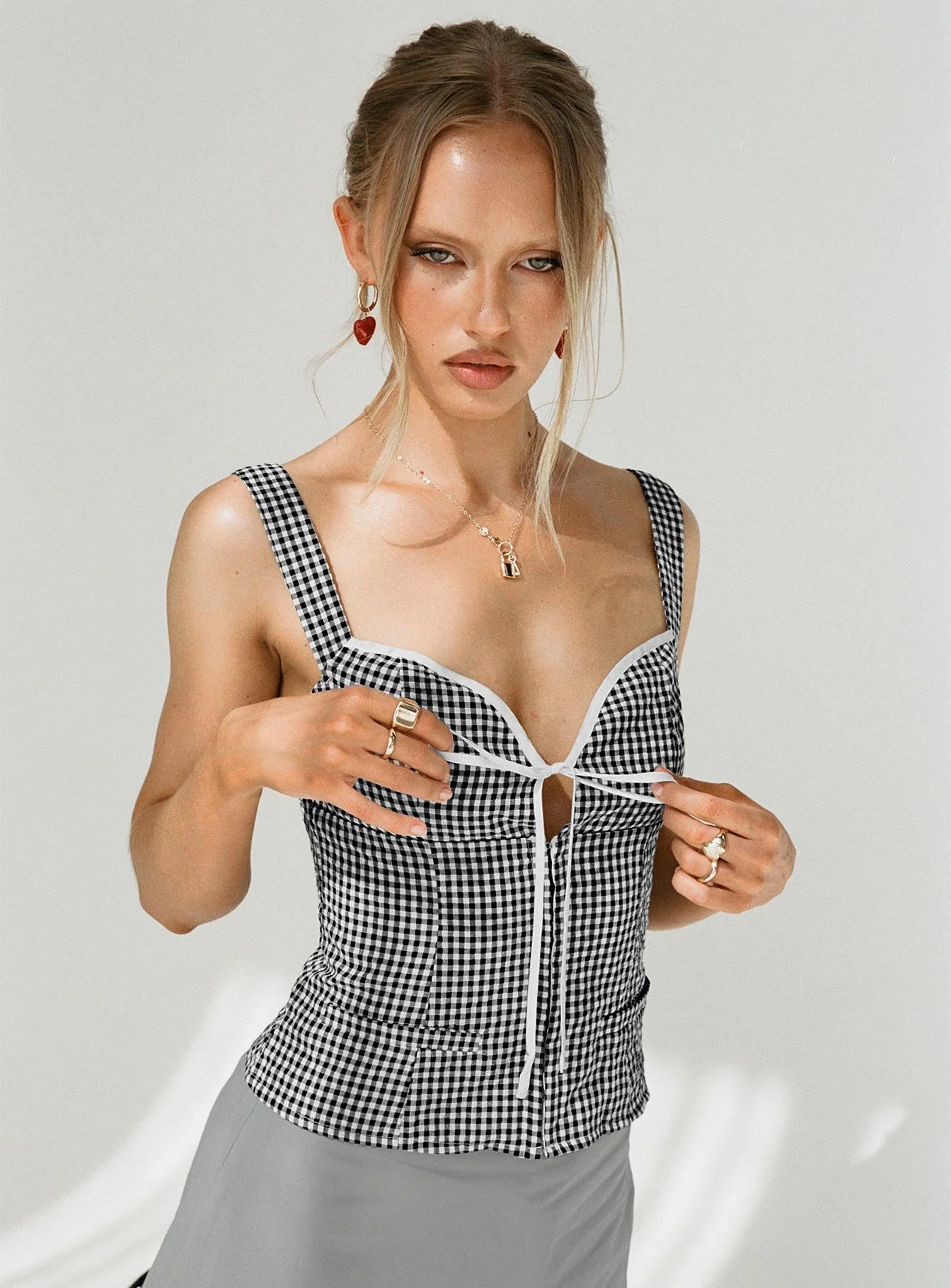 Armoire Gingham Top Multi | Princess Polly AU
