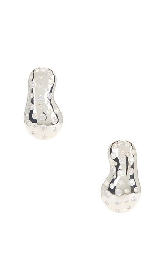 Hourglass Earring in Silver | Revolve Clothing (Global)