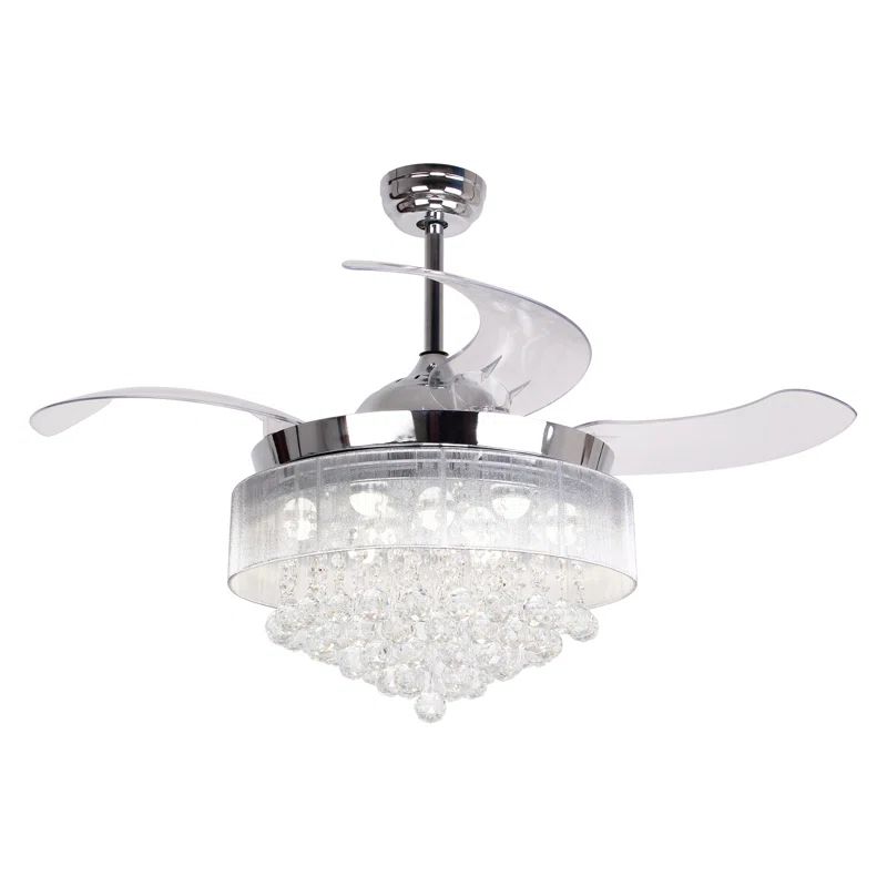 Dever 46'' Ceiling Fan with LED Lights | Wayfair North America