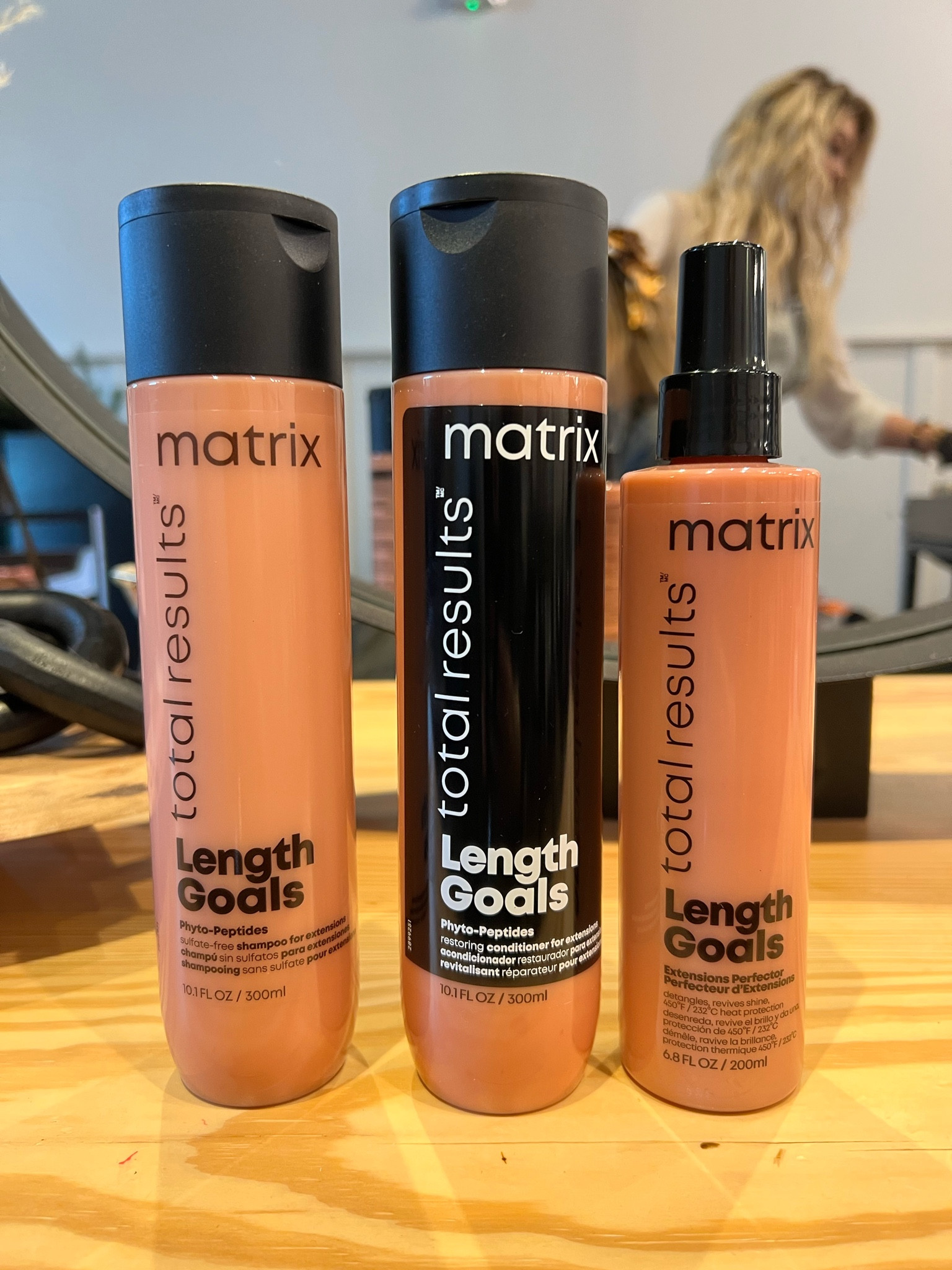 Shampoo and conditioner for extensions! 
