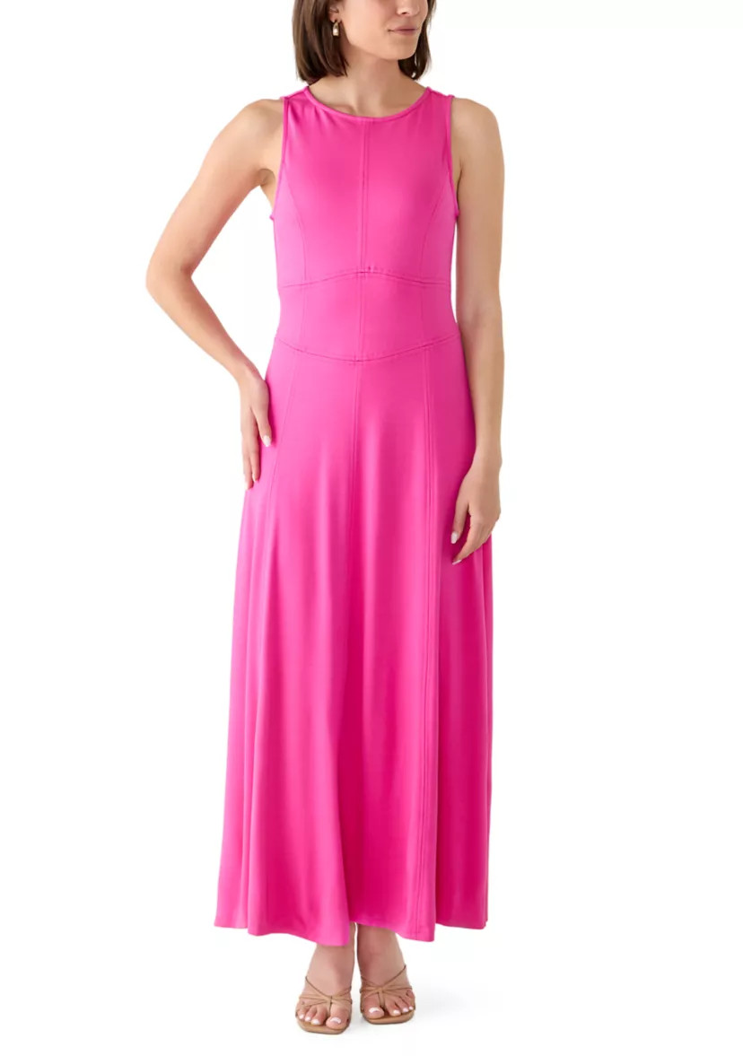 Women's Sleeveless Crew Neck Knit Maxi Dress | Belk