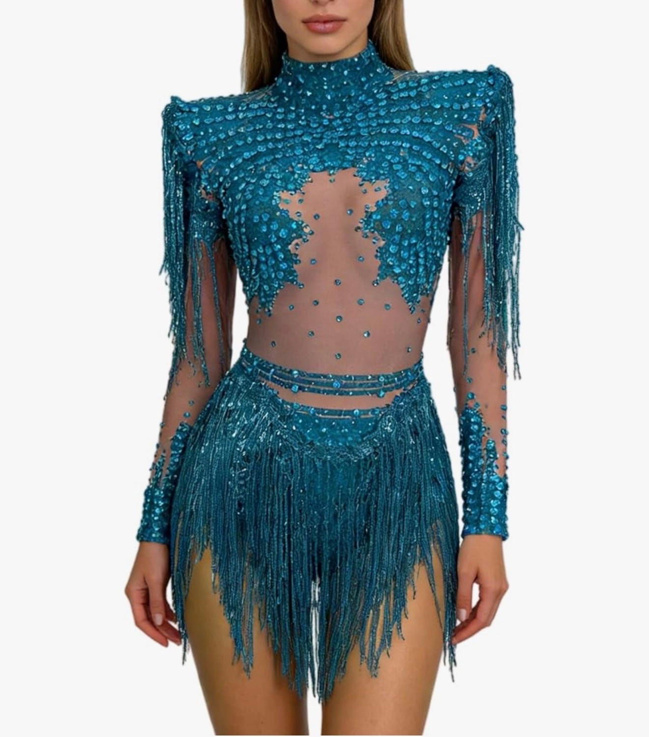 Diamonds Sequins Tassel Bodysuit Night Stage Wear Sexy Performance Latin Dance Costume Party Birthday Outfit

#LTKActive #LTKPetite #LTKstorytime