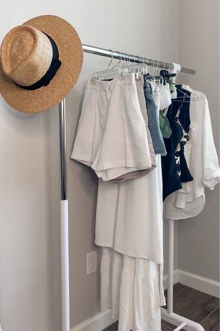 Beach vacation capsule wardrobe! (Neutrals edition) linking similar substitutes if I can’t find the exact! #beachoutfits #capsulewardrobe #summeroutfits 

#LTKfindsunder100 #LTKfindsunder50 #LTKswim