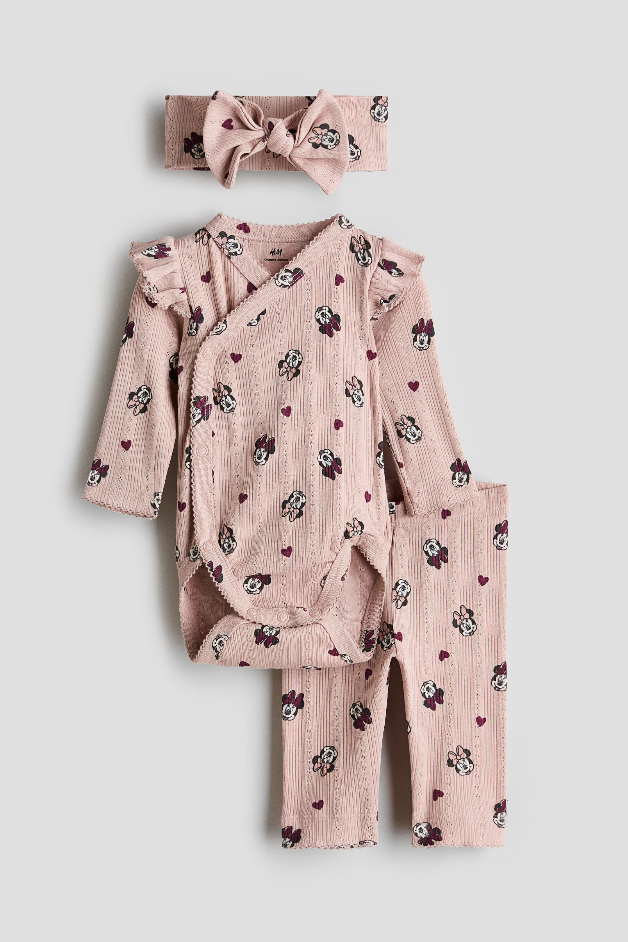 3-Piece Printed Pointelle Set | H&M (US + CA)