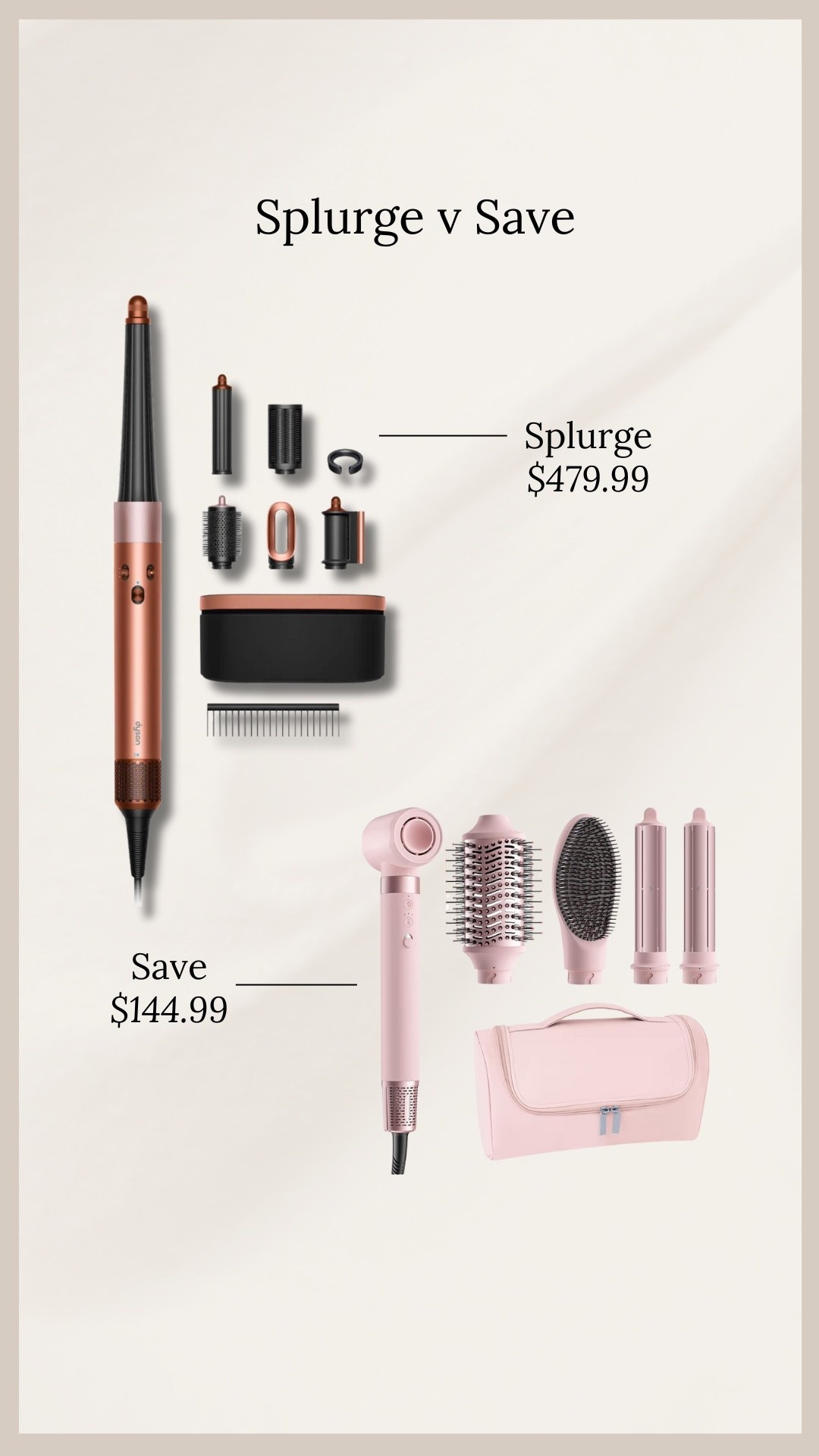 Splurge v Save | Dyson Air Wrap dupe on Amazon! 

#LTKselfcare #LTKBeauty #LTKmorningroutine