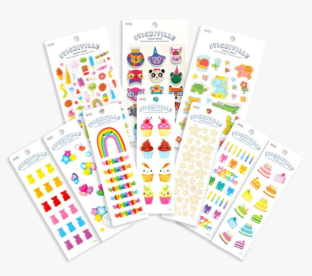 Ooly Party Time Sticker Set | Pottery Barn Kids