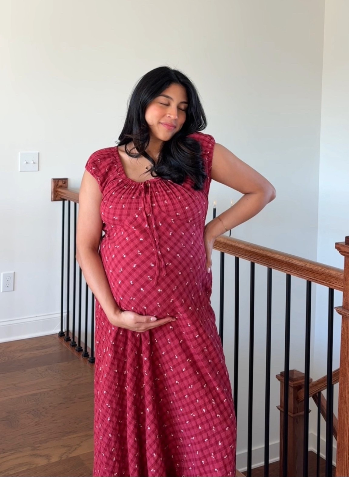 Wearing my regular size M this dress is SO stretchy and bump friendly!

#LTKootd #LTKBump #LTKmomlife
