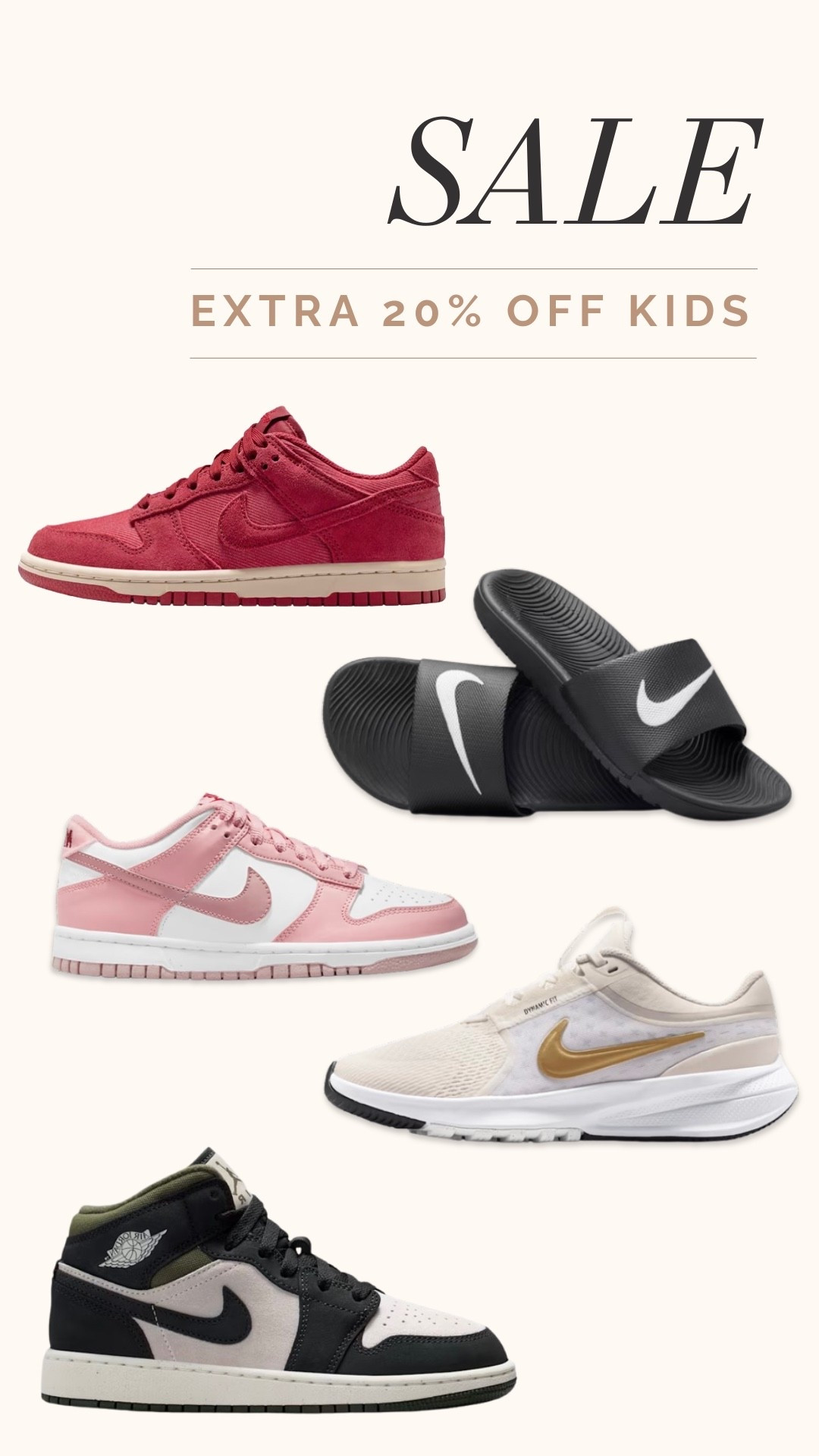 Extra 20% off with code: START. So many kids shoes on sale!

#LTKmomlife #LTKKids #LTKSaleAlert