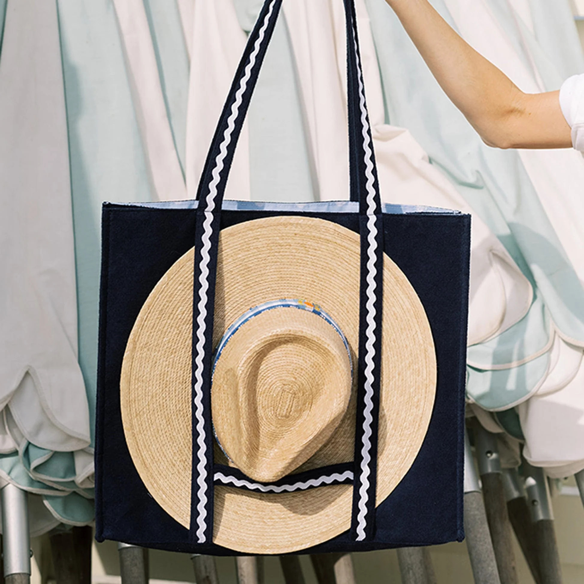 Weezie Tote x Sunshine Tienda Hat | Weezie Towels