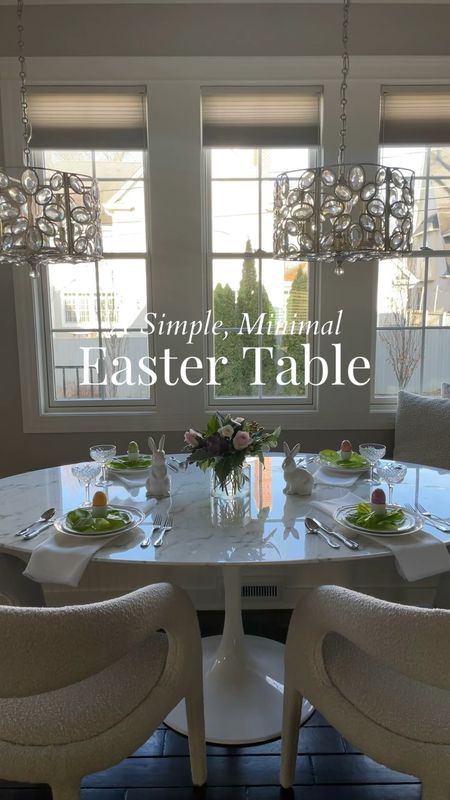 A Simple, Minimal Easter Table

#LTKunder50 #LTKSeasonal #LTKhome