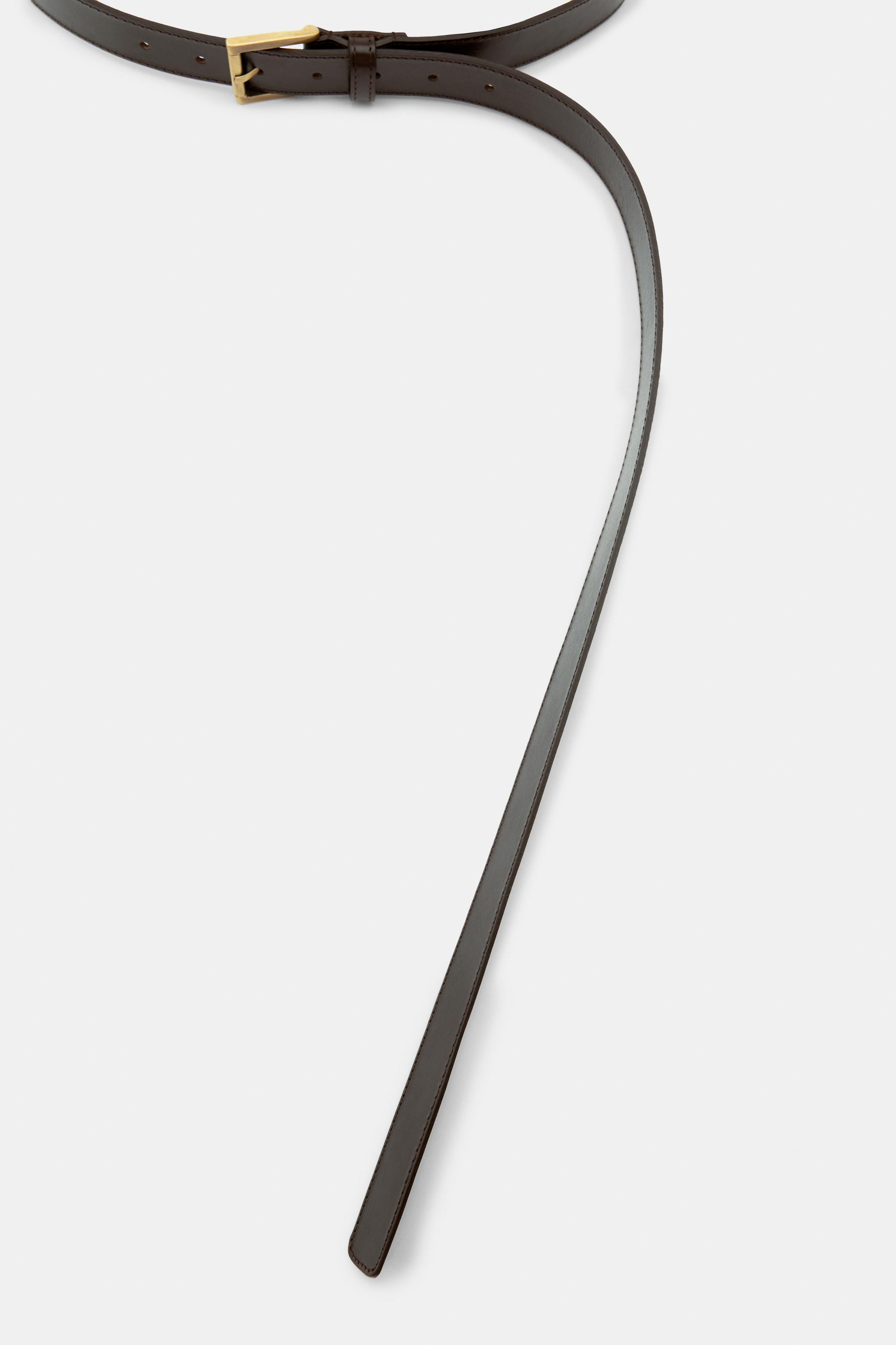 CEINTURE EXTRA LONGUE 100% CUIR | Zara US