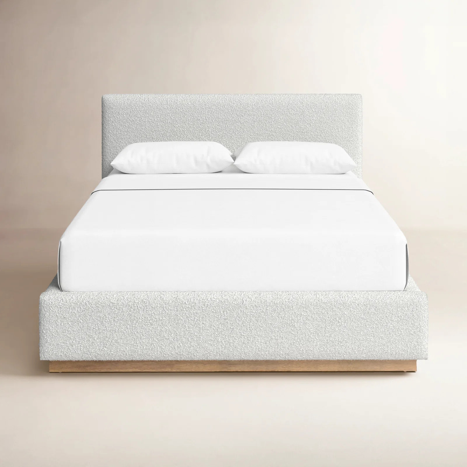 Drago Boucle Upholstered Bed Frame | Wayfair North America