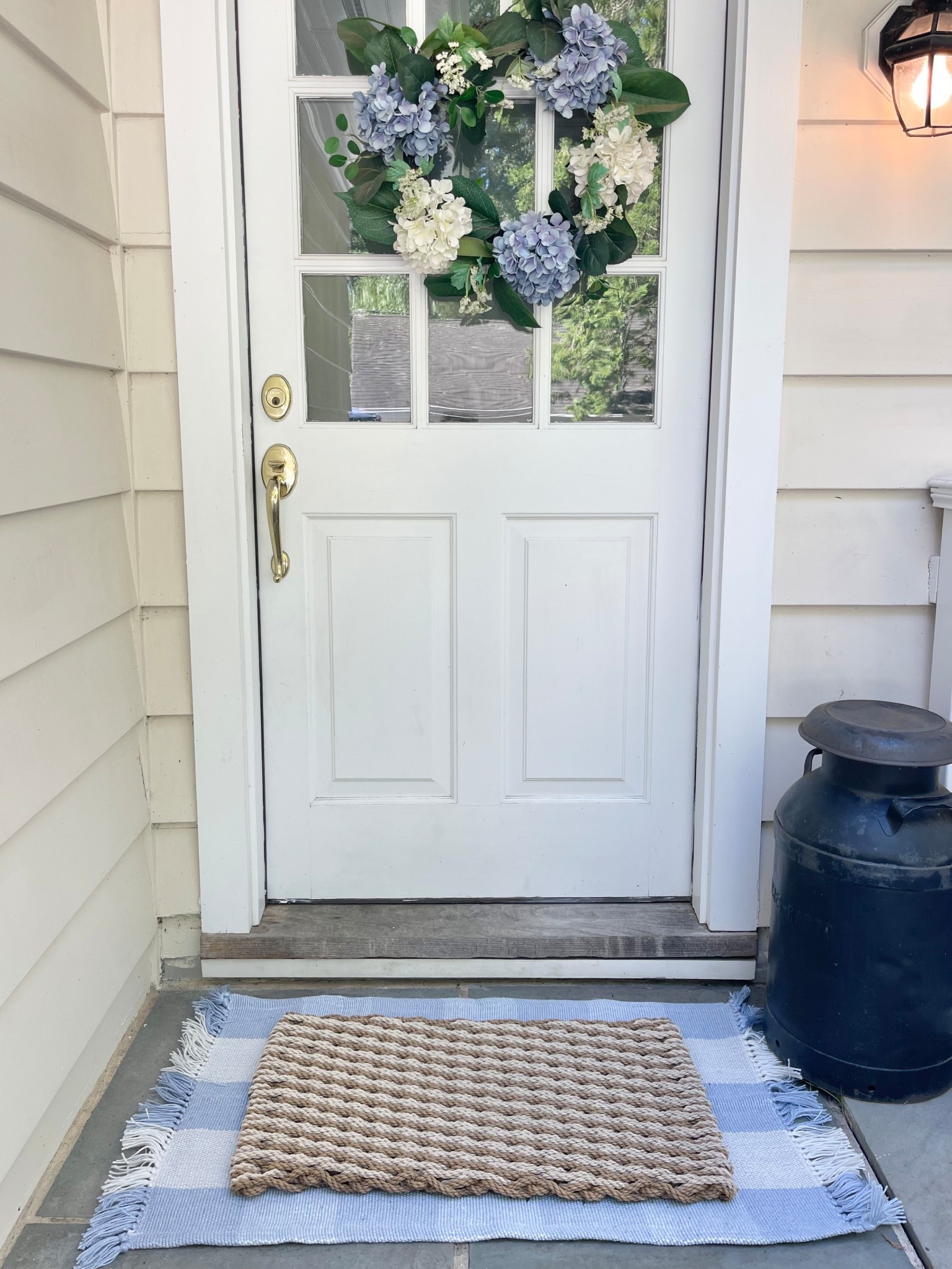 🏃🏼‍♀️🏃🏼‍♀️🏃🏼‍♀️ Restock alert on this UNDER $20 Serena & Lily look for less outdoor blue & white gingham rug!! Available in two sizes..I have both!! 🙌🏻 I’ve been waiting months for this to restock!!

#LTKSaleAlert #LTKHome