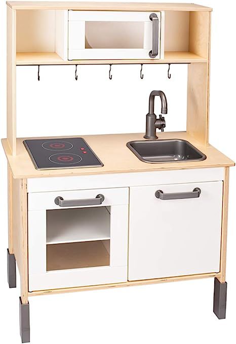 Ikea Duktig Mini-kitchen, Birch Plywood, White | Amazon (US)