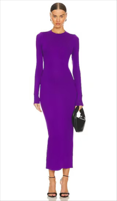AFRM Juniper Maxi Dress in Purple. - size XS