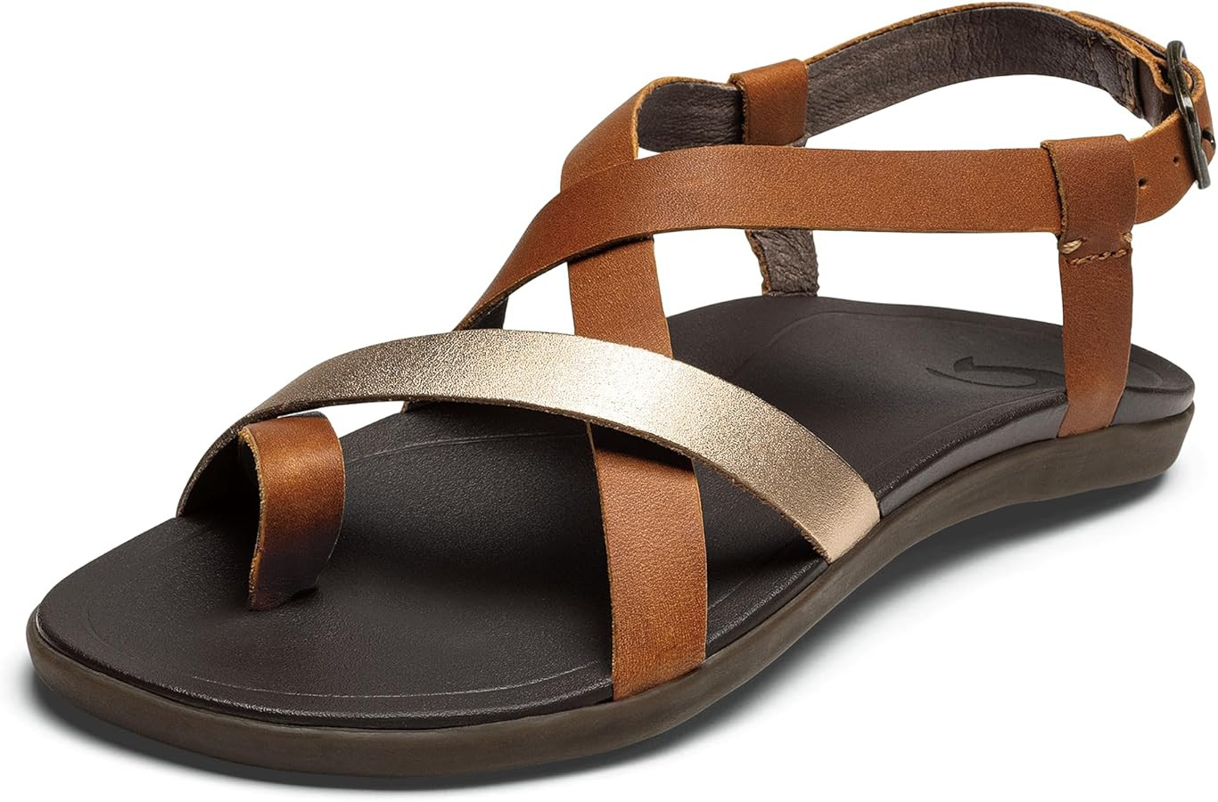 OLUKAI Upena Women's Beach Sandals, Quick-Dry Flip-Flop Slides, Water Resistant & Modern Low Prof... | Amazon (US)