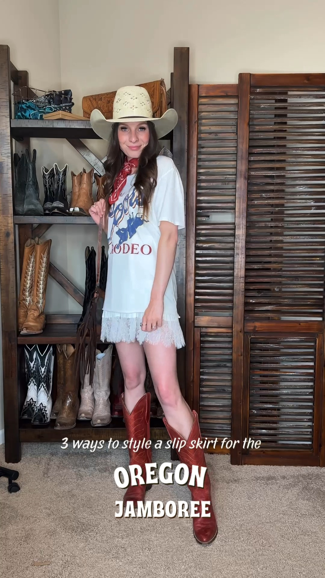 3 ways to style a lace slip skirt for a country music festival🤍✨

#LTKVideo #LTKFindsUnder50 #LTKxNSale