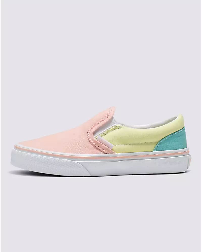 Kids Pastel Block Classic Slip-On | Vans (US)