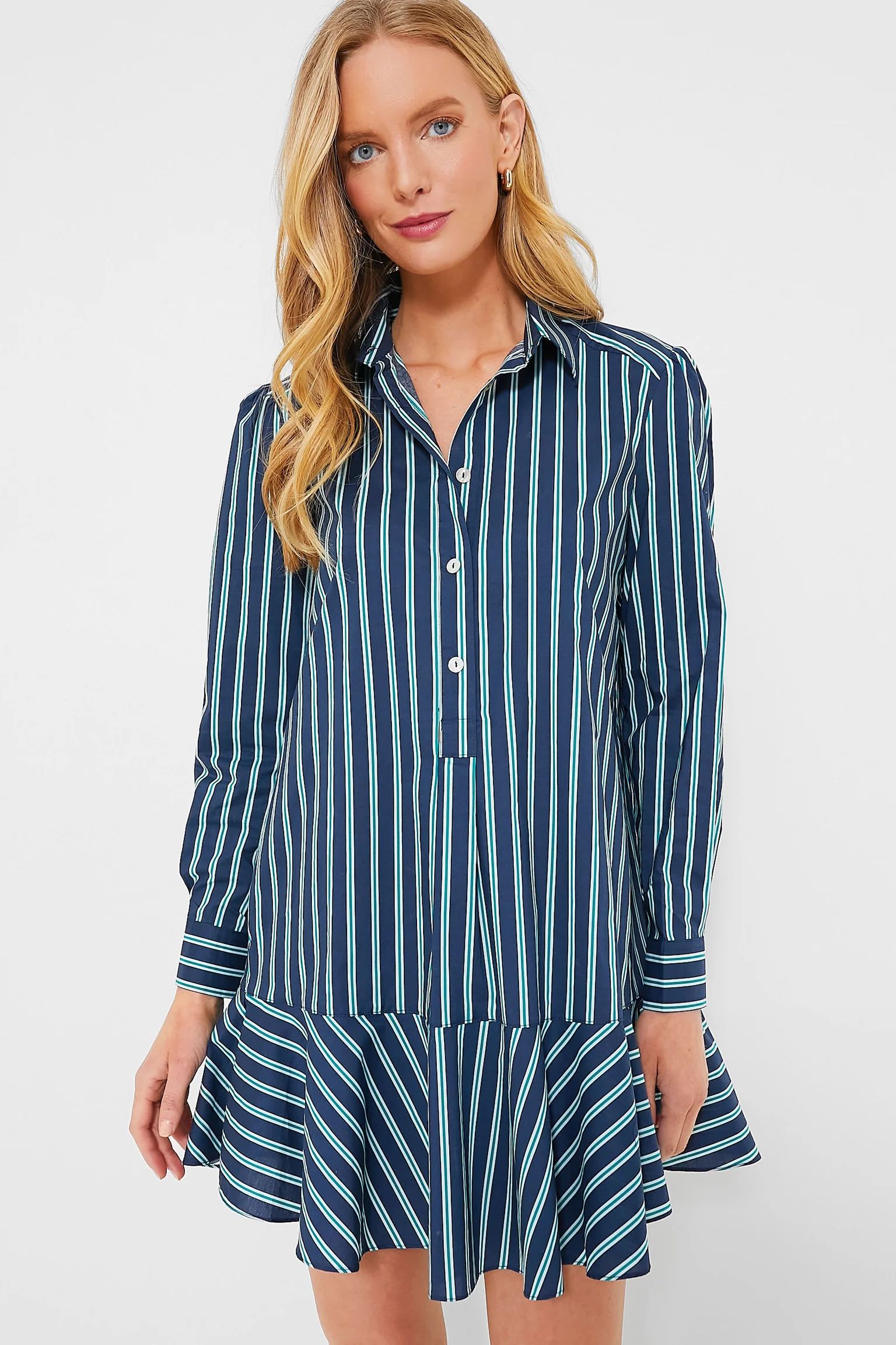 Lagoon Stripe Callahan Shirt Dress | Tuckernuck (US)