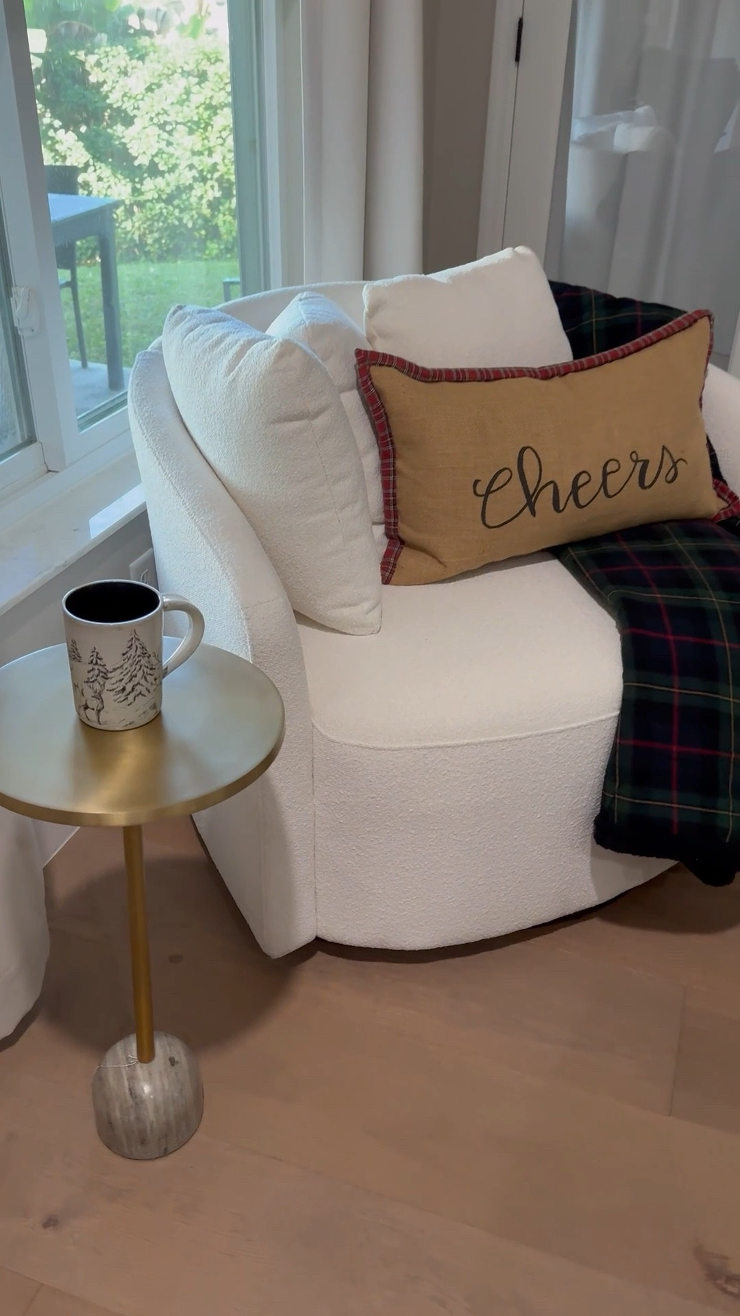 A cozy spot to sit.  Swivel chair, home for the holidays

#LTKHoliday #LTKdayinmylife #LTKHome