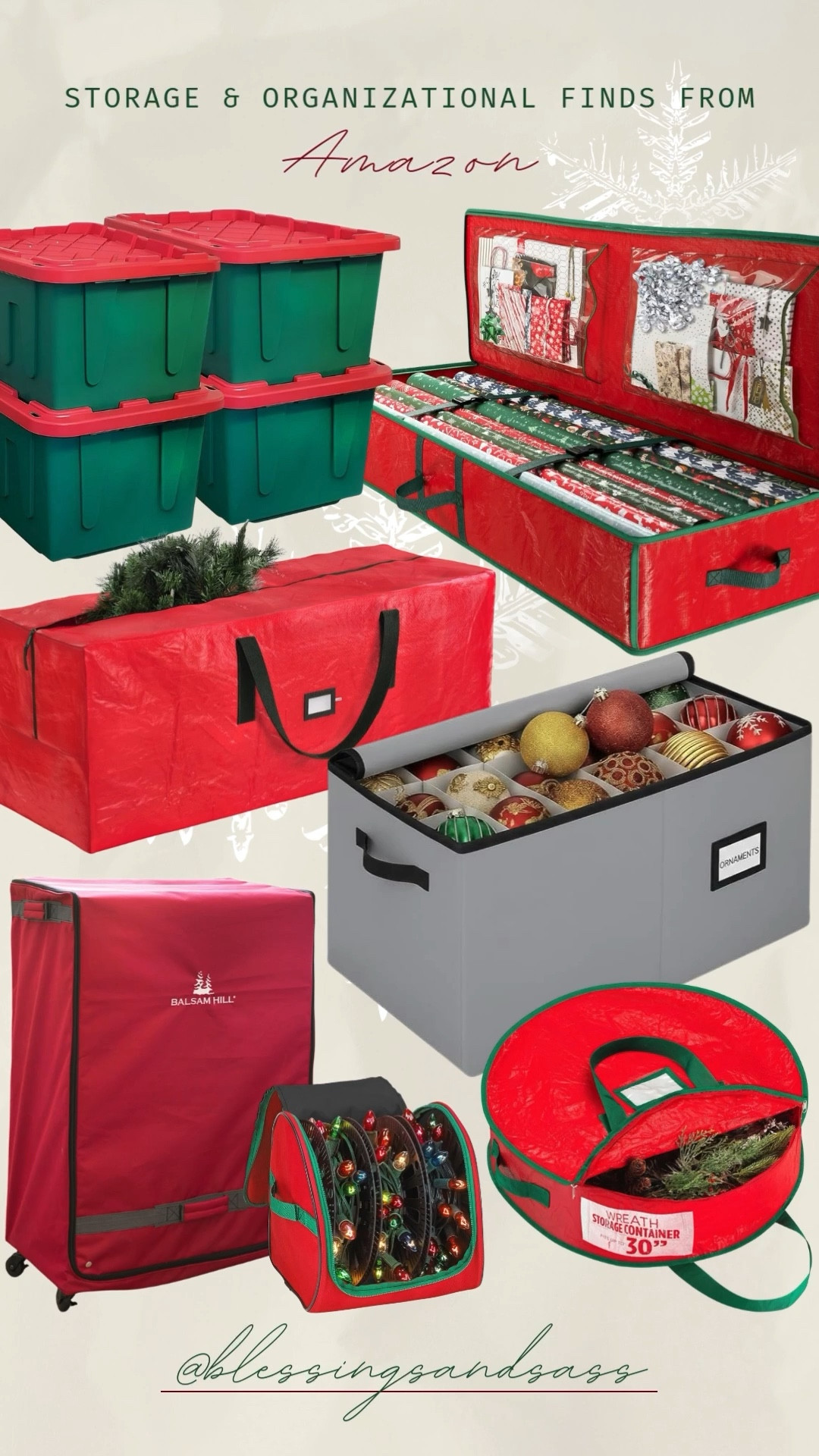 Holiday storage and organizational finds from Amazon! 

Amazon, Amazon finds, Amazon home finds, home finds, home essentials, organization, organization finds, organization essentials, storage hacks, storage finds, storage essentials, holiday storage, New Year’s resolution




#LTKOver40 #LTKHoliday #LTKHome