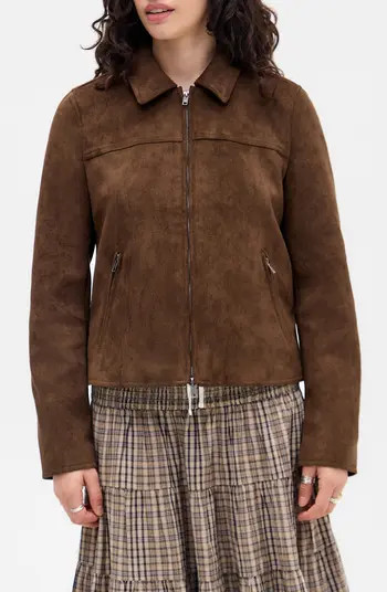 BDG Urban Outfitters Faux Suede Zip Jacket | Nordstrom | Nordstrom