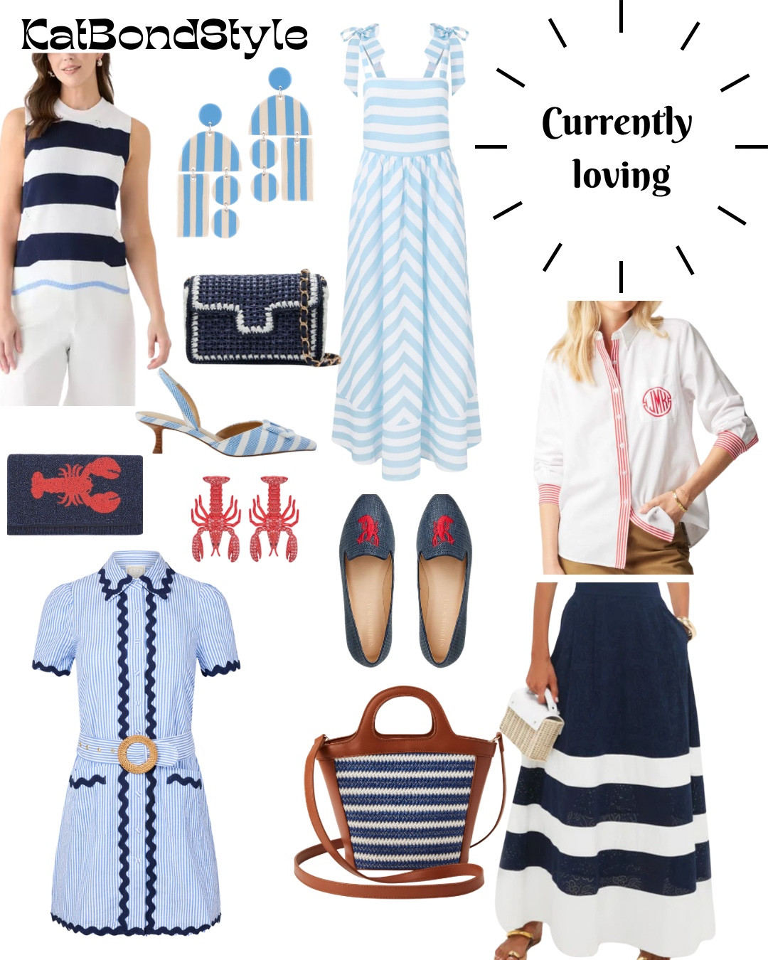 Fabulous summertime pieces for the rest of the season. These items would be especially cute for Labor Day. I’ve been loving lobster motifs this year and these are a few of my favorite pieces that I found plus, you can never go wrong with stripes. Like this post and you’ll receive a price drop notification when any of these items go on sale.

#LTKSeasonal #LTKSaleAlert #LTKShoeCrush