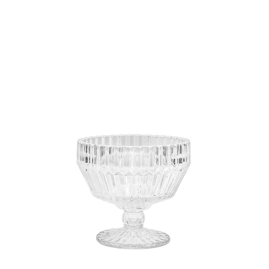 Fortessa Archie Glass Footed Dessert Bowl, 10 Ounce, Clear | Amazon (US)