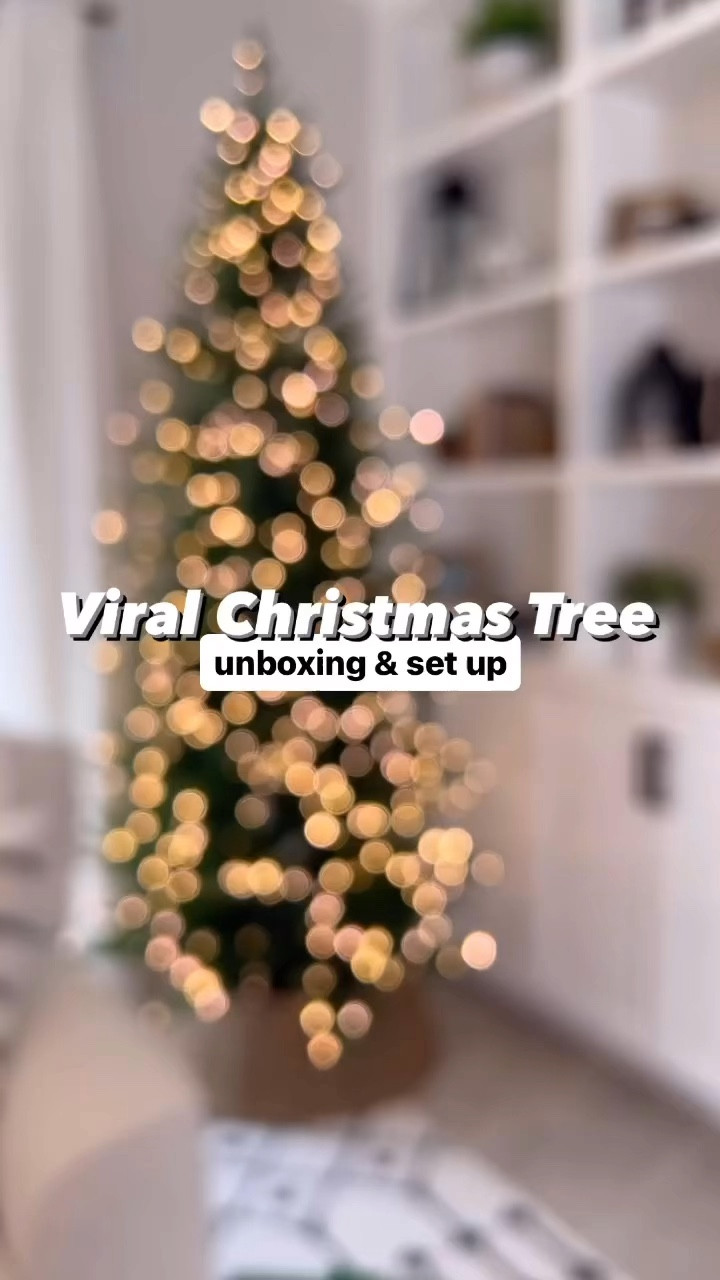 Listen, I know it’s early 🫣 BUT the viral Christmas tree is BACK IN STOCK! This is the 7.5ft slim, but it also comes in a 9ft and 12ft full. And it’s beautiful!

#LTKVideo #LTKHome #LTKSeasonal