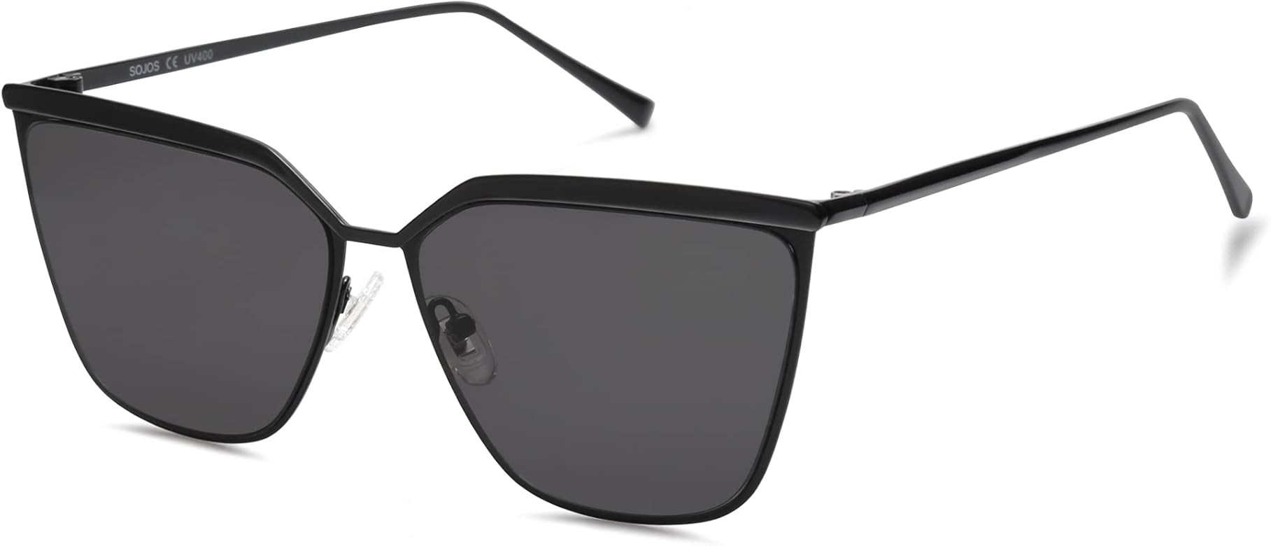 SOJOS Trendy Rectangular Cateye Sunglasses Womens 90's Retro Shades Sunnies Gafas de sol SJ1172 | Amazon (US)