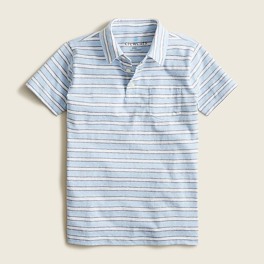 Boys' polo in stripe | J. Crew US