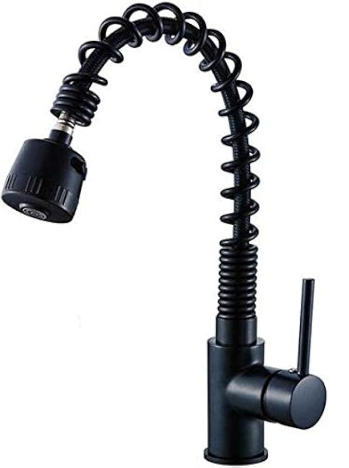 Terra Single Handle Pull-Down Kitchen Faucet - Dual Function Stream/Sprayer Head, 360 Degree Swivel, | Amazon (US)