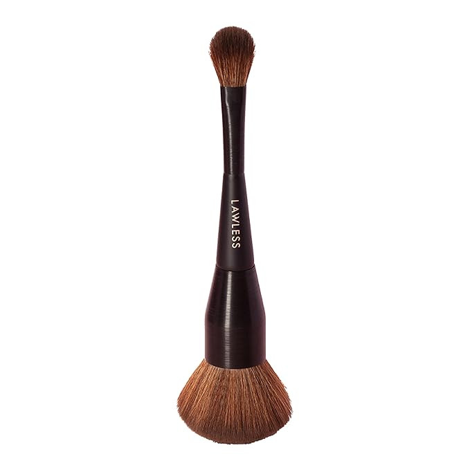 LAWLESS Women's Dual Ended Powder Brush, 1 Count | Amazon (US)