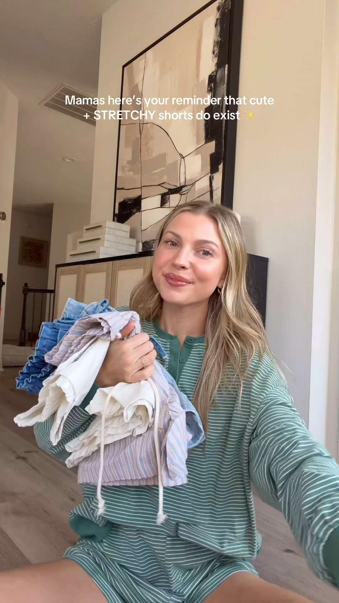 Mom approved stretchy shorts from Amazon! 

 