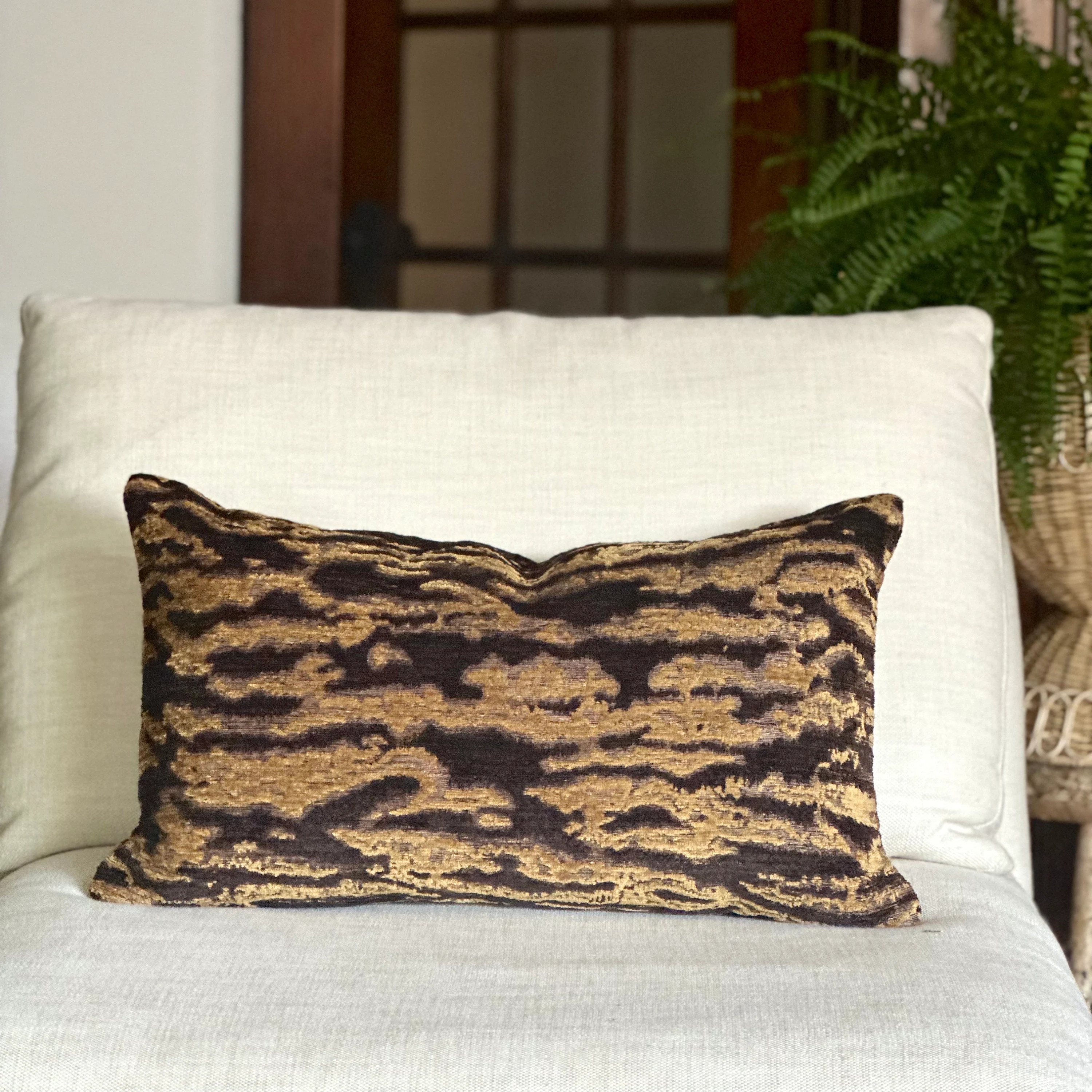 Schumacher Tiger Print Pillow | Etsy (Global)