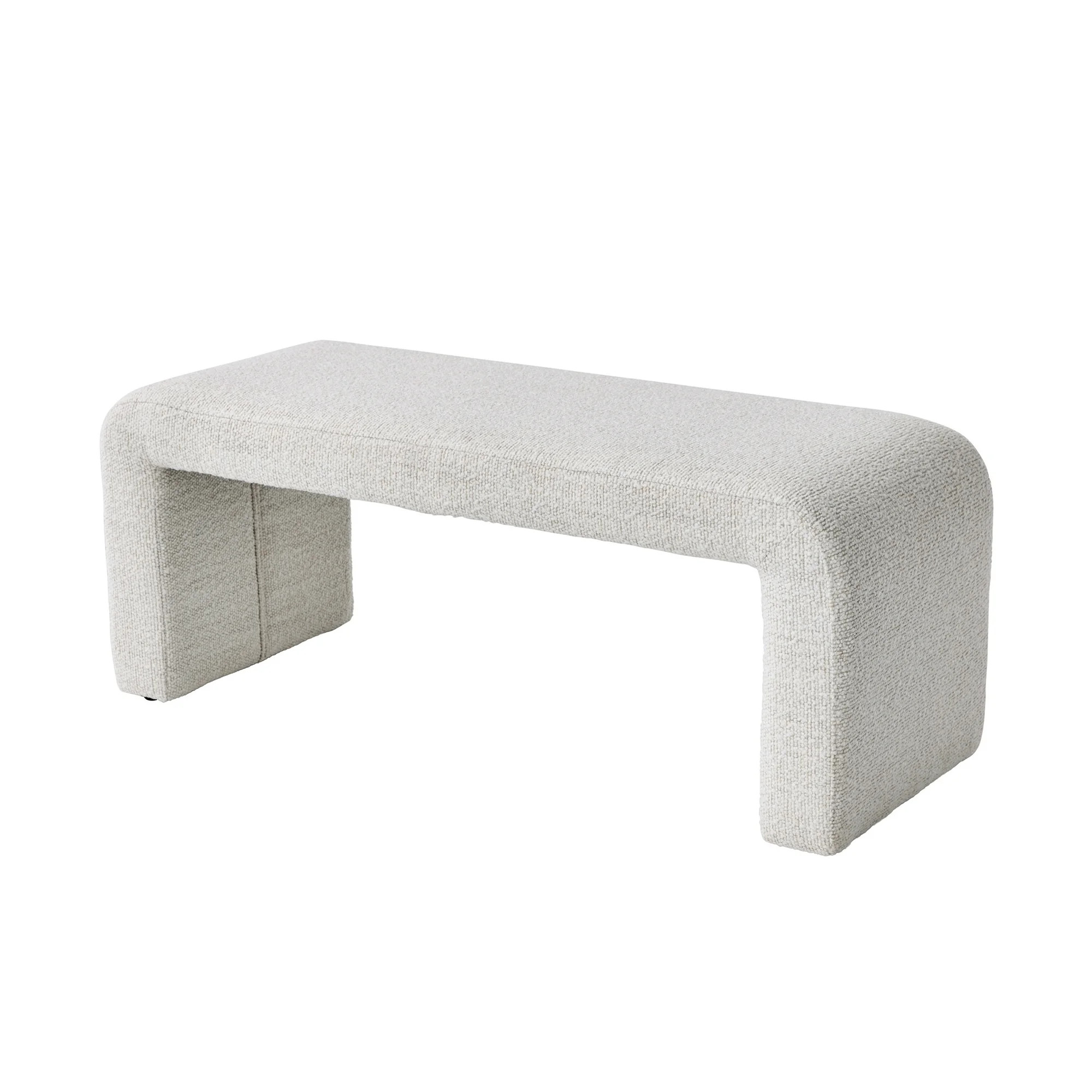 Better Homes & Gardens Juliet Boucle Waterfall Bench, Ivory | Walmart (US)