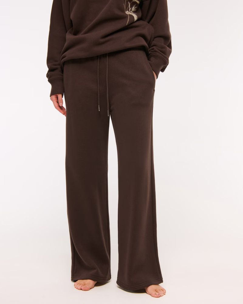 High Rise Wide Leg Sunday Sweatpant | Abercrombie & Fitch (US)