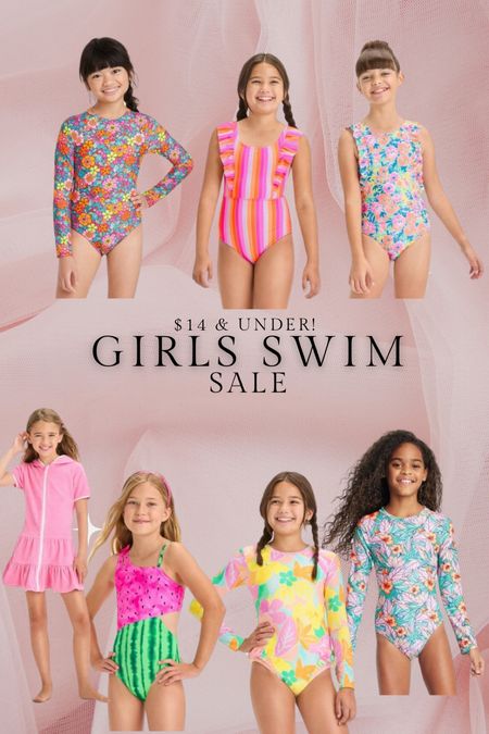 Girls swimwear 30% off at Target! $14 & under on these cute one pieces! 

#LTKSpringSale #LTKswim #LTKSeasonal