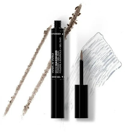 Wet n Wild Ultimate Brow Eyebrow Maximizer Powder + Gel Duo - Ash Brown | Walmart (US)