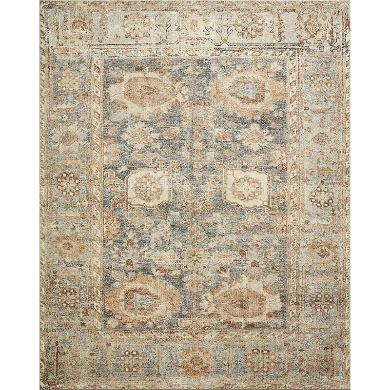 Loloi Margot Ocean/Spice Area Rug Feat. CloudPile | Wayfair North America