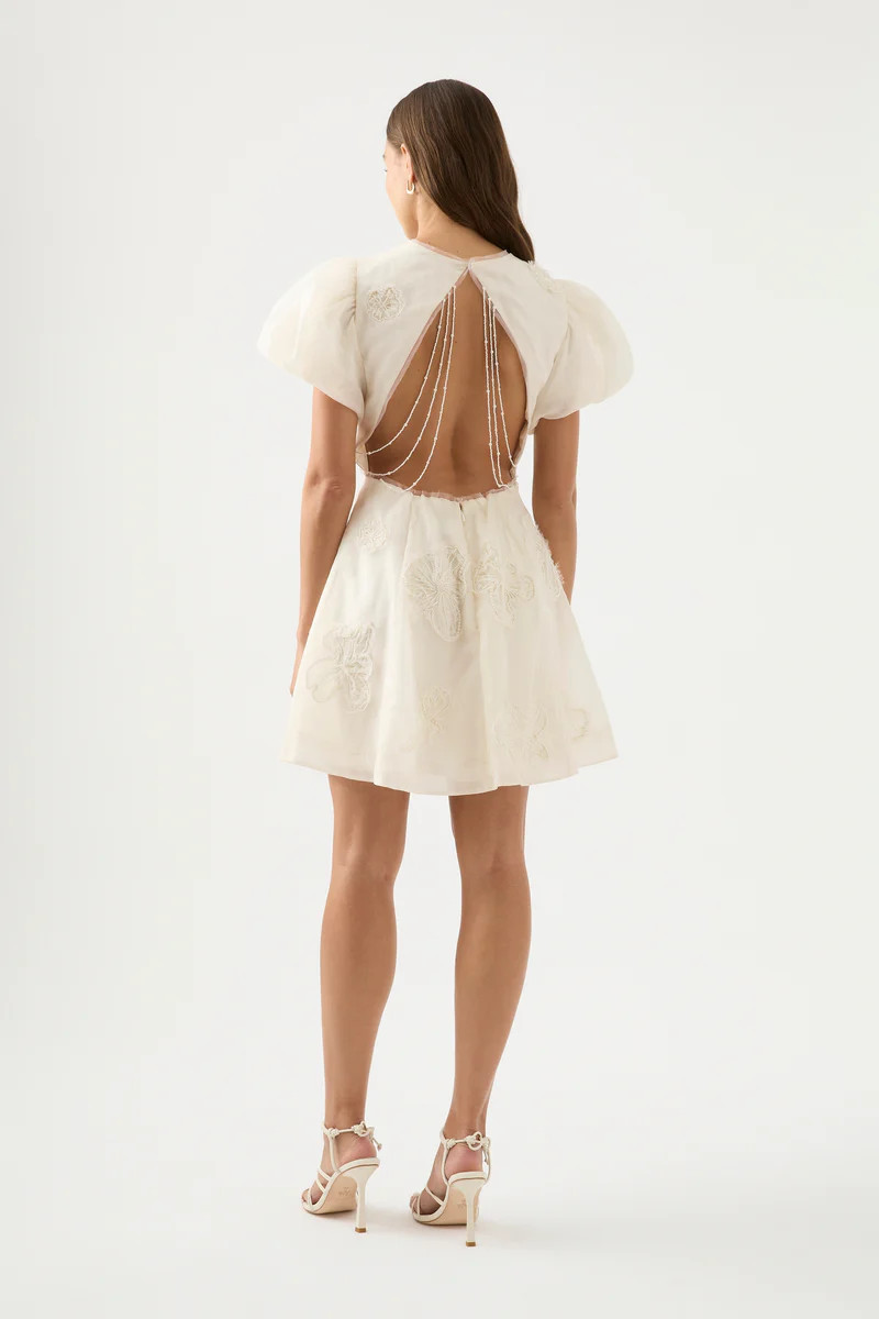 Vera Beaded Flower Mini Dress | aje. (US, UK, Europe, ROW)