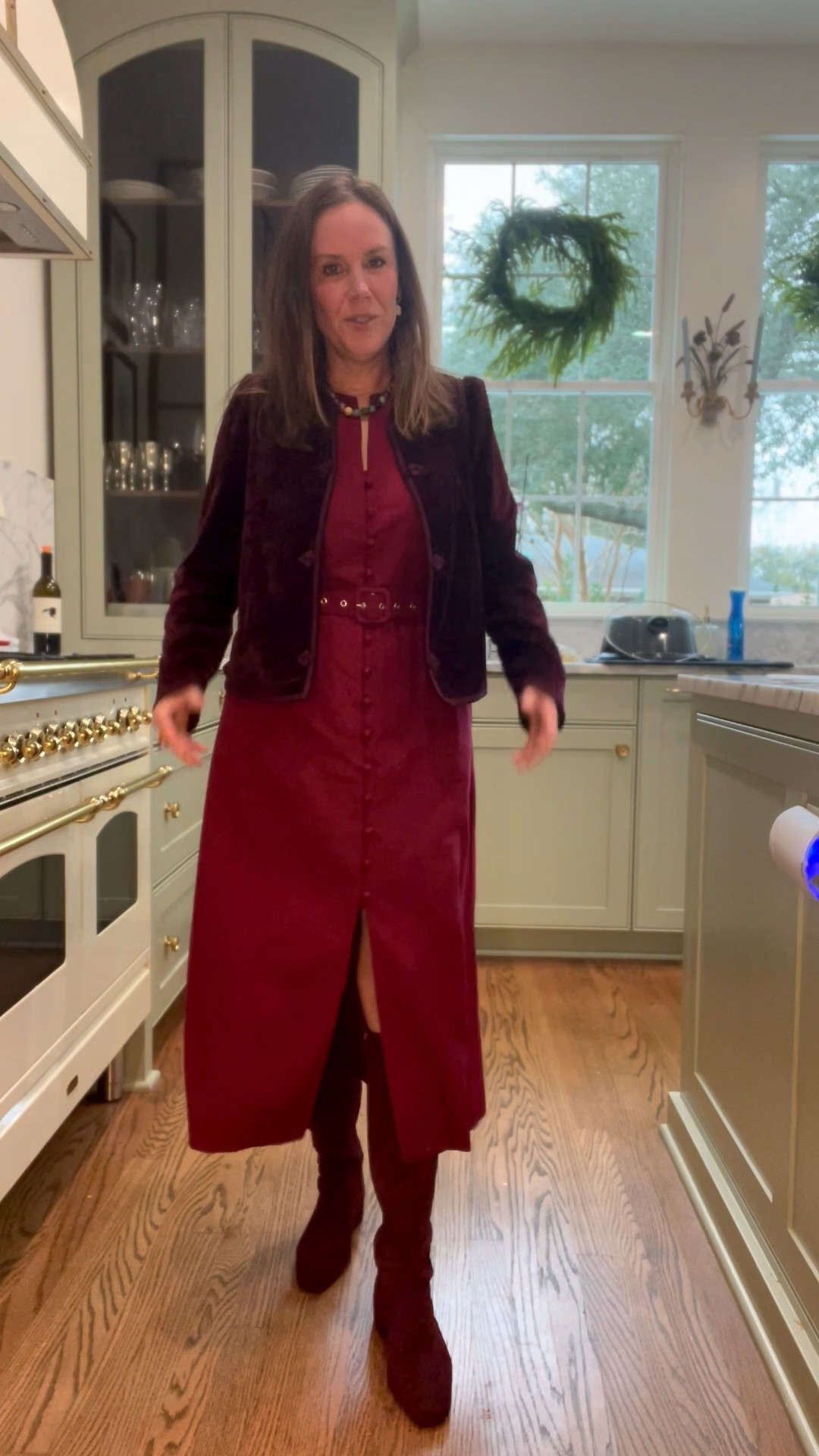 Today was all about a tonal red moment — maroon, burgundy, deep red… give me all the shades. ❤️‍🔥

My dress? Shein.
Jacket? Shein.
Boots? Walmart.

An entire outfit that felt chic, pulled together, and so affordable — and I swear I’ve never gotten so many compliments in one day. Proof that you don’t have to splurge to look elevated.

⸻

@shein @walmart
#OOTD #AffordableFashion #TonalRed #BurgundyOutfit #MaroonStyle #SheinFinds #WalmartFashion #BudgetStyle #LTKFashion #HolidayOutfits

#LTKdayinmylife #LTKOver40 #LTKgrwm