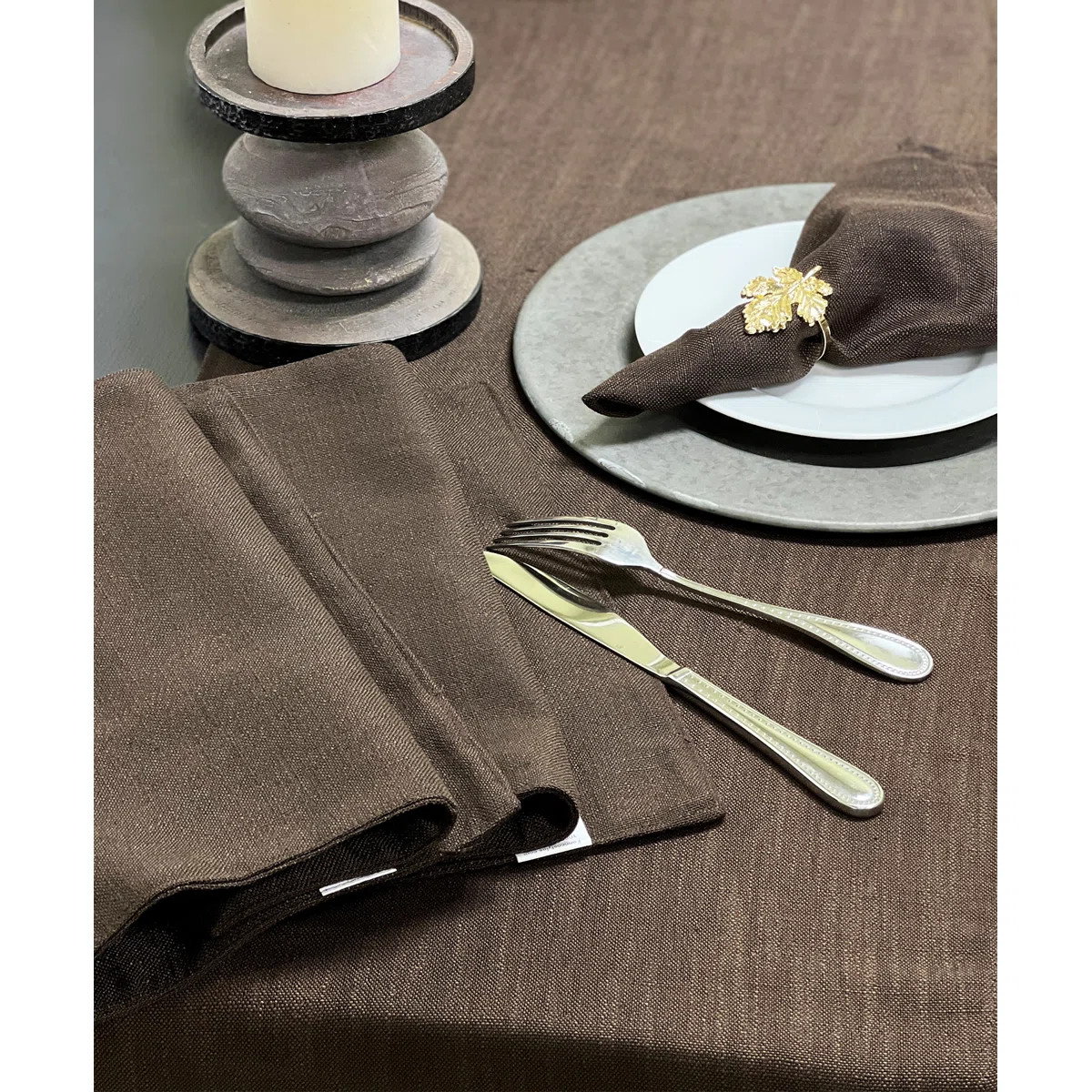 Chocolate Brown Napkin | Wayfair North America