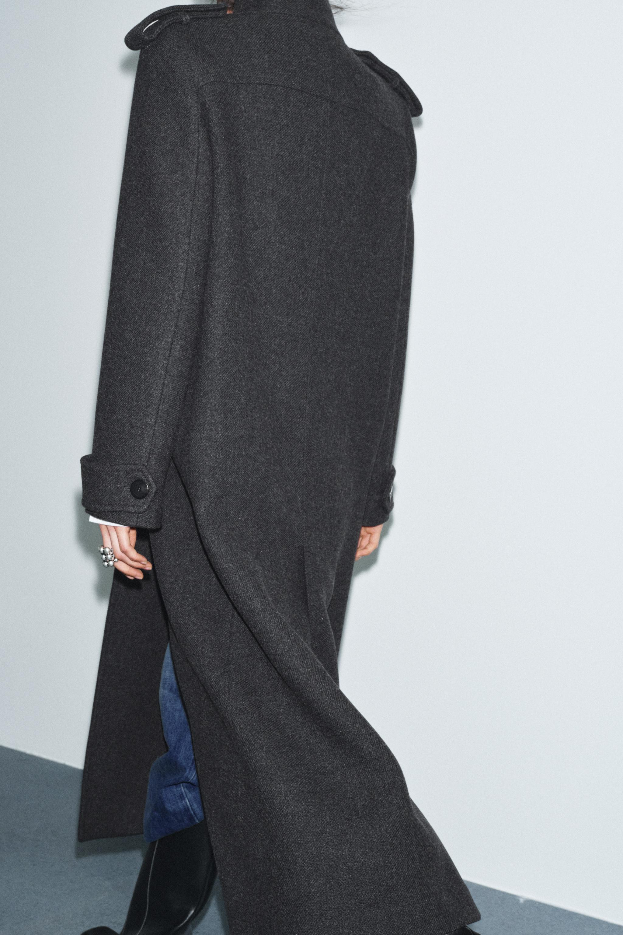 LONG WOOL COAT ZW COLLECTION LIMITED EDITION | Zara US