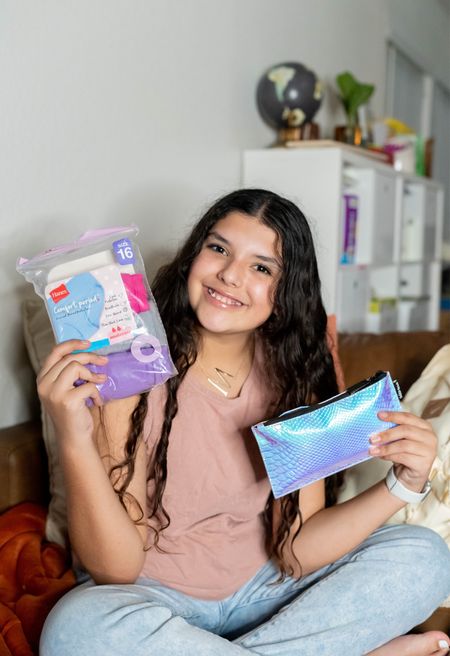 #ad Packing her just in case bag for school with @target and @hanes. #TargetPartnet #Target #BloodHappens #HanesComfortPeriod #HanesxTarget 

#LTKbeauty #LTKfamily #LTKhome