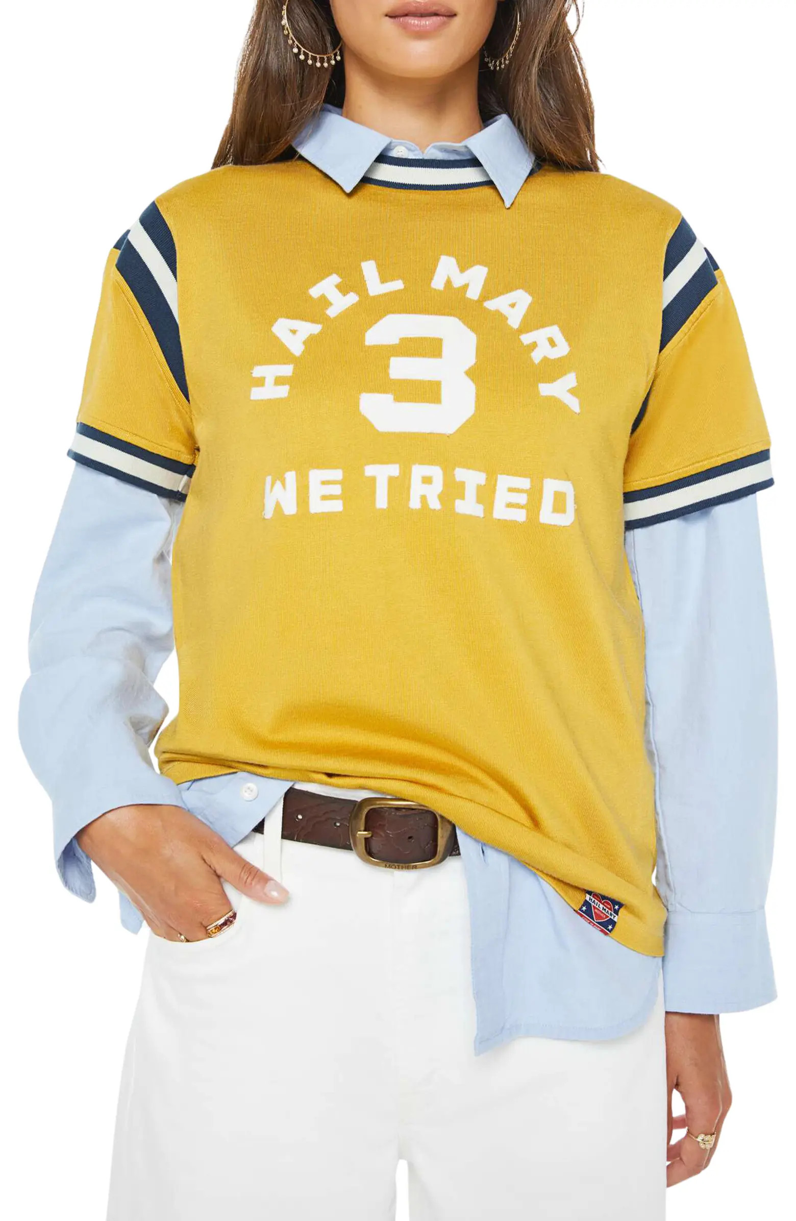 The Sport Rib Rowdy Cotton Blend T-Shirt | Nordstrom