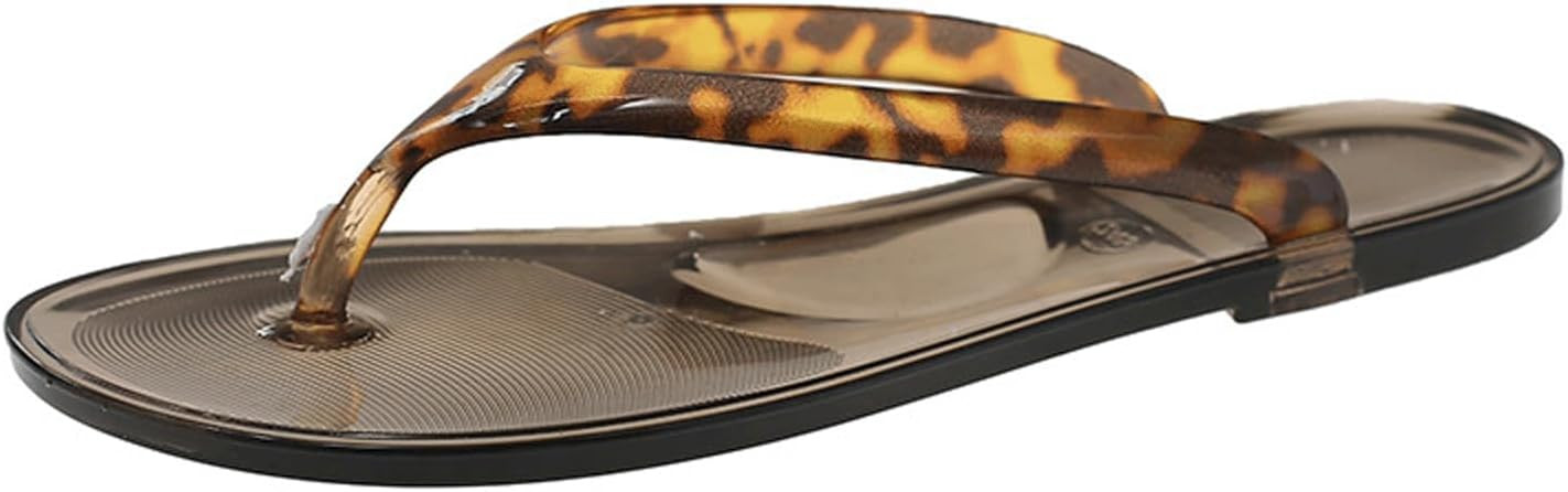 Tortoise Shell Sandals for Women Flip Flops Jelly Sandals Thong Jellies Shoes Summer Beach Resort... | Amazon (US)