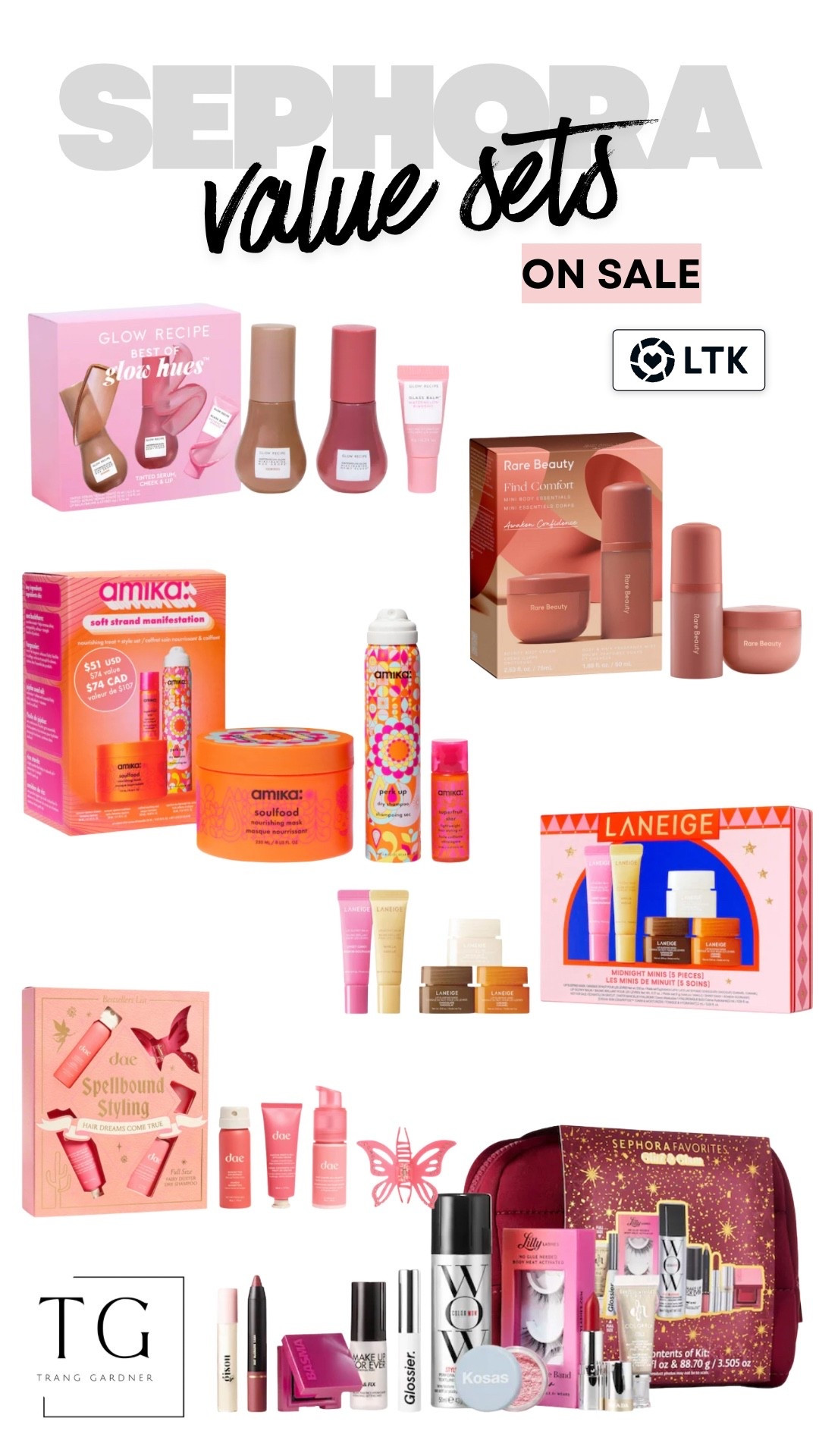 Value sets, makeup sets, Sephora sales 

#LTKGiftGuide #LTKBeauty #LTKHoliday